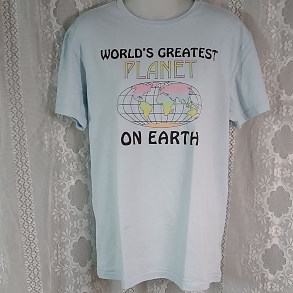 Vtg, Aeropostale World's Createst Planet On Earet Unisex T-shirt Size M